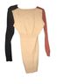Shein Color Block Tan Black Burgundy Casual Dress Size S - photo 2