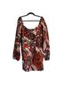 ELOQUII Floral Red Green Shorts Size 18 - photo 1