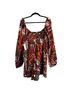 ELOQUII Floral Red Green Shorts Size 18 - photo 2