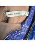 Three Floor 100% Polyester 100% Viscose Blue Tan Cocktail Dress Size 8 - photo 3