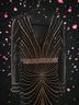 Windsor Black Cocktail Dress Size L - photo 3