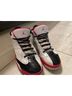 Jordan Black Red White Sneakers Size 7 1/2 - photo 5