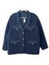 Talbots 65% Cotton 35% Polyester 100% Polyester Blue Blazer Size 22 - photo 1