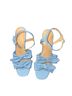 LC Lauren Conrad Blue Tan Heels Size 8 - photo 1