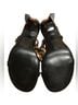 Label Black Gold Heels Size 7 1/2 - photo 5