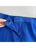 Boden 100% Polyester Solid Blue Casual Pants Size 12 - photo 7