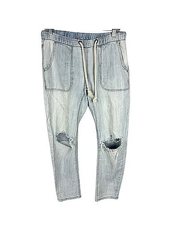 One Teaspoon Shabbies Low Waist Drawstring Boyfriend Jeans (view 1)