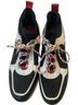 Michael Kors Black White Red Sneakers Size 7 1/2 - photo 1