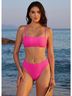Amazon Basics Pink Two Piece Swimsuit Size S - photo 3