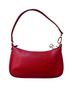 Longchamp 100% Leather Solid Red Silver Leather Shoulder Bag One size - photo 2