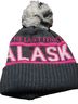 Robin Ruth Pink Gray White Beanie One size - photo 1
