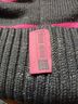Robin Ruth Pink Gray White Beanie One size - photo 3