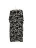 Escada Floral Black White Cocktail Dress Size XL - photo 2