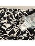 Escada Floral Black White Cocktail Dress Size XL - photo 7