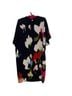 Escada Floral Blue Red Cocktail Dress Size XL - photo 4