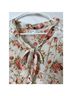 marisol 100% Polyester Floral Pink Orange White Sleeveless T-Shirt Size L - photo 4