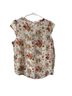 marisol 100% Polyester Floral Pink Orange White Sleeveless T-Shirt Size L - photo 2