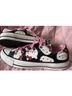 Converse x Hello Kitty 100% Canvas Black Sneakers Size 6 - photo 8