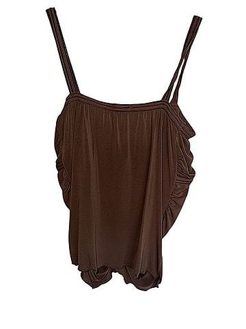 Max Studio Ruched Strap Tank Top Tank Top (view 2)