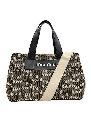 Miu Miu Miu Miu Miu Everywhere Japan Limited 2-Way Handbag Canvas Women's MIUMIU (view 1)