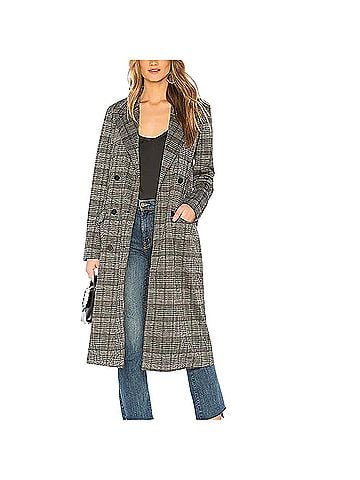 Michael Stars Ponte Crombie Coat (view 1)