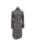 Michael Stars 77% Polyester 20% Rayon 3% Spandex 100% Cotton Plaid Gray Coat Size XS - photo 2