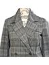 Michael Stars 77% Polyester 20% Rayon 3% Spandex 100% Cotton Plaid Gray Coat Size XS - photo 5