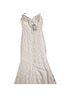 Meshki Solid White Ivory Casual Dress Size M - photo 2