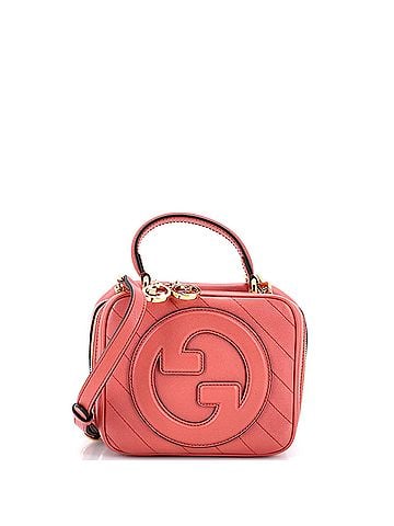 Gucci Blondie NM Top Handle Shoulder Bag Diagonal Quilted Leather (view 1)