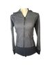 Lululemon Athletica Chevron-herringbone Gray Black Sweatshirt Size 2 - photo 1