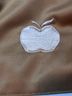 Apple Bottoms 100% Polyester White Gold Tan Track Jacket Size L - photo 11