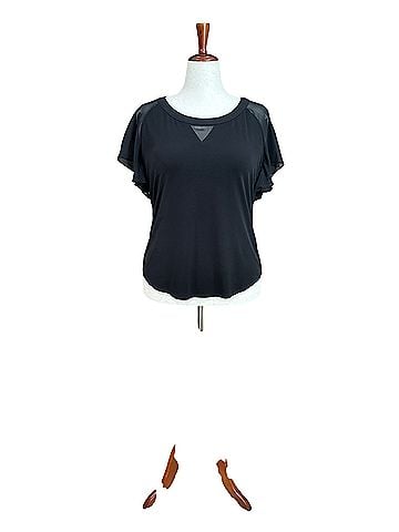 7th Avenue Design Studio New York & Company Short Sleeve Blouse (view 1)