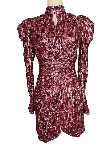 Jonathan Simkhai Mock Neck Silk Mini Dress Cocktail Dress (view 1)