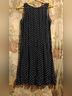 Jessica Howard Polka Dots Blue White Active Dress Size 10 (petite) - photo 3