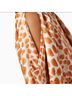 PatBO 100% Silk Print Orange White Jumpsuit Size M - photo 7