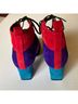 Django & Juliette 100% Suede Multi Color Ankle Boots Size EU 37 - photo 4