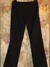 Atelier 100% Polyester Stripes Black Casual Pants Size 4 - photo 4