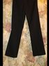 Atelier 100% Polyester Stripes Black Casual Pants Size 4 - photo 7