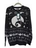 Disney Graphic Black White Casual Sweaters Size L - photo 1