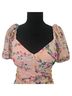 Guess 92% Polyester 8% Spandex 100% Polyester Floral Pink Cocktail Dress Size 6 - photo 2