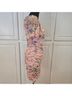 Guess 92% Polyester 8% Spandex 100% Polyester Floral Pink Cocktail Dress Size 6 - photo 6