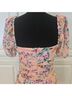 Guess 92% Polyester 8% Spandex 100% Polyester Floral Pink Cocktail Dress Size 6 - photo 5