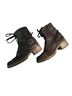 Taos 100% Suede Black Boots Size 6 - photo 1