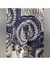 J. McLaughlin 100% Linen Floral Paisley Blue White Casual Pants Size 8 - photo 4