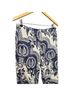 J. McLaughlin 100% Linen Floral Paisley Blue White Casual Pants Size 8 - photo 7