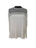 BCBGMAXAZRIA 100% Modal 80% Polyester 20% Nylon 2% Spandex White Long Sleeve Blouse Size S - photo 1