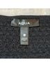 Aqua 100% Cotton Black Sleeveless Top Size M - photo 3