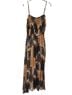 Mittoshop Color Block Brown Black Casual Dress Size L - photo 1
