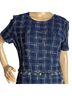 St. John Checkered-gingham Blue White Casual Dress Size 8 - photo 2