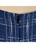 St. John Checkered-gingham Blue White Casual Dress Size 8 - photo 7